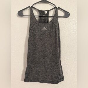 Adidas Climalite Women's Charcoal Gray Racerback Tank Top Size XS